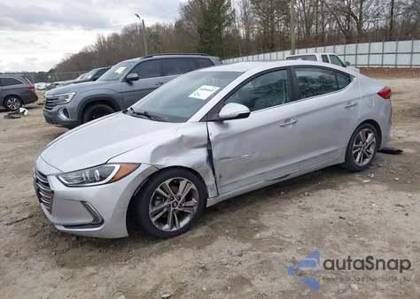 2017 Hyundai Elantra Limited из США, поврежденный, VIN 5NPD84LF5HH072733